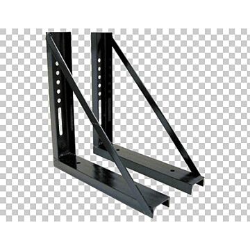 Carbon Steel Powder Coated 18 in Mounting Bracket