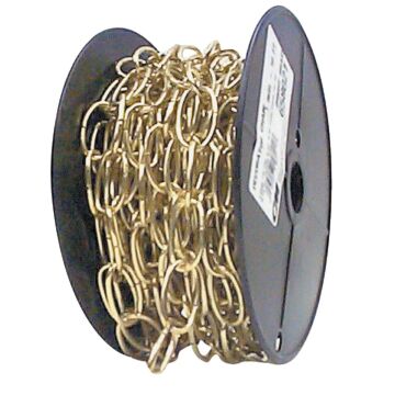 Campbell #10 Brass Finished Metal Craft Chain
