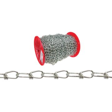 Campbell #4/0 100 Ft. Zinc-Plated Low-Carbon Steel Coil Chain