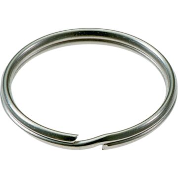Lucky Line Tempered Steel Nickel-Plated 1/2 In. Key Ring (100-Pack)