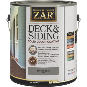 CRYPTO GRAY - DECK & SIDING SOLID STAIN GL