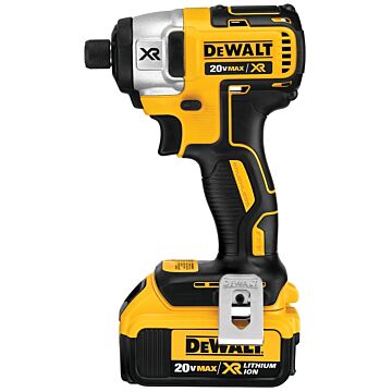 DeWALT DCF887M2/DCF886M2 Impact Driver Kit, Battery Included, 20 V, 4 Ah, 1/4 in Drive, Hex Drive, 3600 ipm