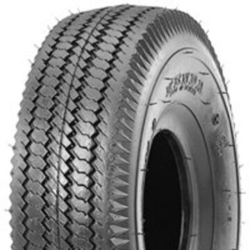 410/350-4 4-Ply Tubeless Sawtoothed Hand Truck Tire Only