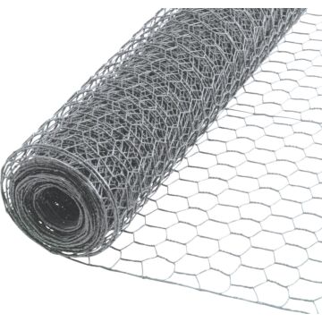 1" x 24" H. Hexagonal Wire Poultry Netting