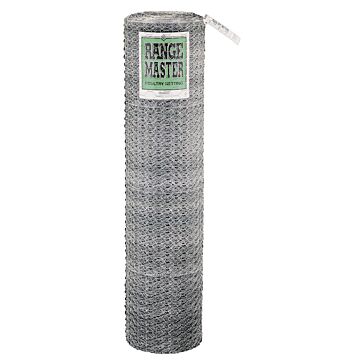 1" x 48" H. Hexagonal Wire Poultry Netting