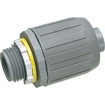 1/2 in 1/2 in UV-Rated Plastic Push-On Connector