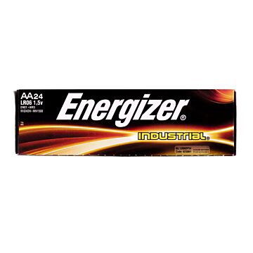 Energizer Industrial AA Alkaline Battery, 24-Pack