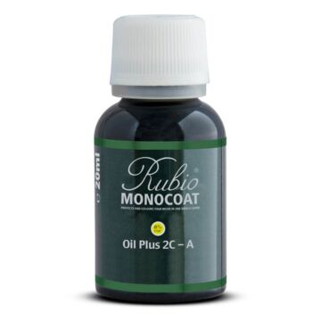 Rubio Monocoat 20 mL Ice Brown Oil Plus 2C Part A Hardwax Wood Oil Finish