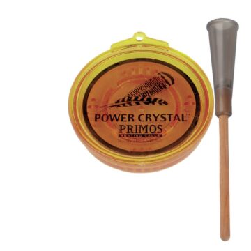 Primos 00217 Power Crystal Turkey Friction Call W/Hardwood Striker Conditioning Pad Lid Sandpaper