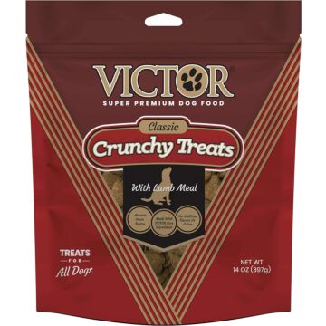 VICTOR 14 oz 14% Protein 6.05% Fat 3235 Kcal/kg Crunchy Dog Treat with Lamb Meal