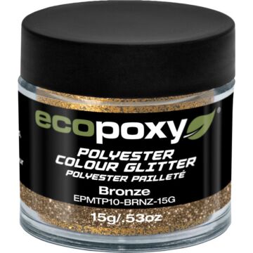 EcoPoxy 15 g Solid Bronze Polyester Color Glitter