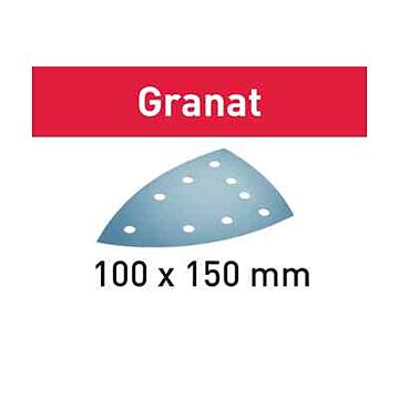 P40 100 mm x 150 mm 100 mm x 150 mm Sanding Disc Granat