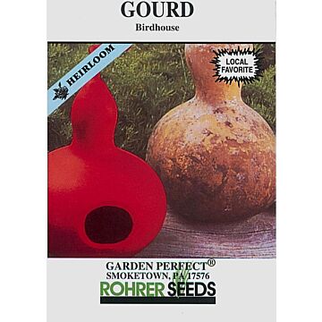 Rohrer Seeds 7-10 1/2 in 3-5 Seeds per Hill 6 in Apart Birdhouse Gourd Seeds