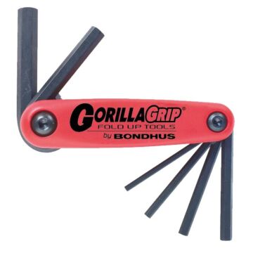 Hex Key 6pc Grip Foldup 3-10mm