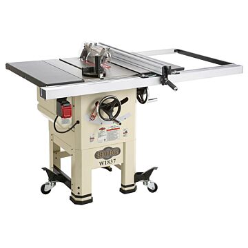 5/8 in 2-1/4 in 2-1/4 in Open Stand Hybrid Table Saw