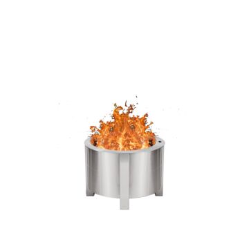 18.5 in ID, 21.61 in OD 304 Stainless Steel 304 Stainless Steel Smokeless Fire Pit
