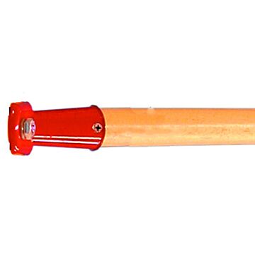 60" Long 1-1/8" Wood Handle with A-Series Metal Connector