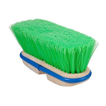 Green Flagged Plastic 8" Vehicle Wash Brush