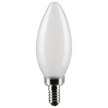 LED 3W Candelabra Base Frosted Light Bulb 2pk 