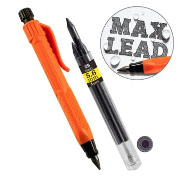Orange Gravity-fed Lead Holder