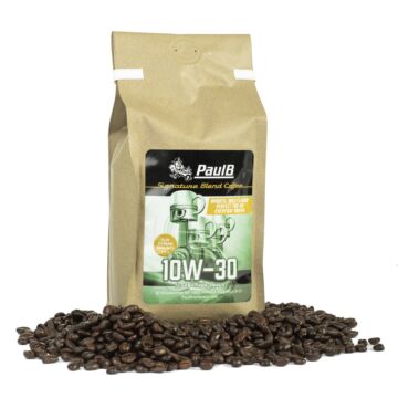PaulB Signature Blend 10W-30 Coffee 12 oz, Whole Bean