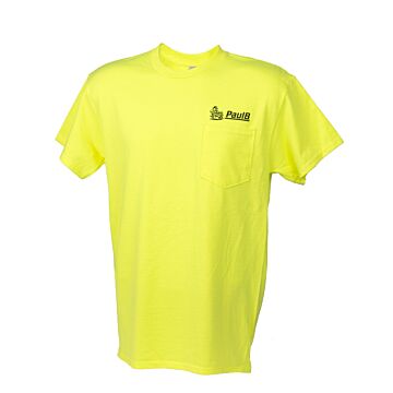 PaulB T-Shirt Safety Green  Med