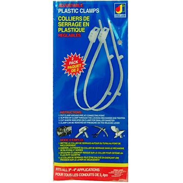 2pk Plastic Clamps