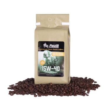 15W-40 Signature Blend Dark Roast Coffee, Whole Bean
