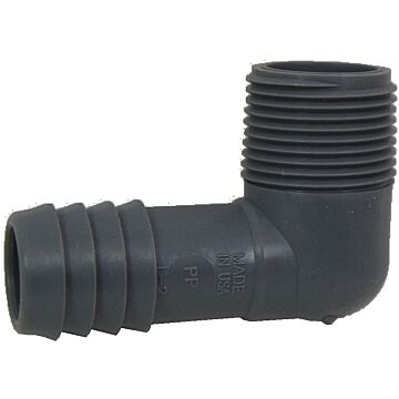 1/2" MALE ELBOW - POLY