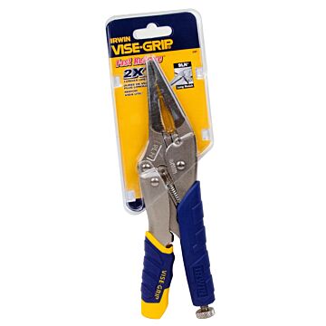 IRWIN Vise-Grip Locking Pliers, Fast Release, Long Nose With Wire Cutter, 9-Inch