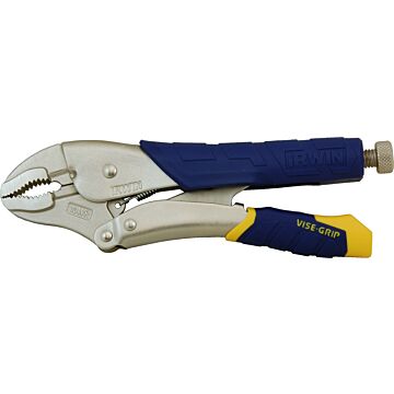 IRWIN Vise-Grip Locking Pliers, Fast Release, Curved Jaw With Wire Cutter, 10-Inch