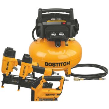 BOSTITCH Air Compressor Combo Kit, 3-Tool
