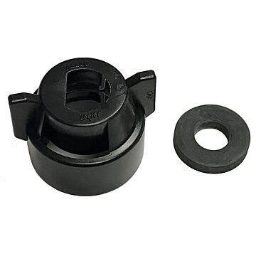 TeeJet EPDM Material Black 300 psi Fan Tip Cap and Gasket