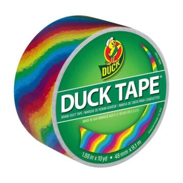 Duct Tape 2"x10yd 9 mil Rainbow