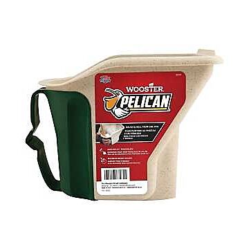 Wooster Pelican 1 Qt. Green & White Painter's Bucket with Magnetic Brush Holder