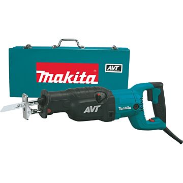 AVT® Recipro Saw, 15 AMP, var. spd., orbital, tool-less blade change and shoe adjustment, steel case