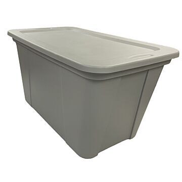 Gray Storage Tote 20gal