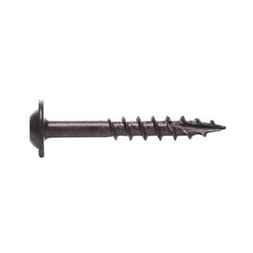 Big Timber #7 x 1-1/4 In. Round Washer Head Screw (222 Ct., 1 Lb.) Brown