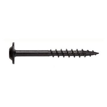 Washer Head Cabinet Screw, Black, 1lb