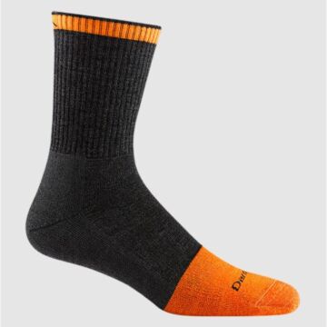 Men's Steely Midweight Micro Crew Work Sock - Graphite