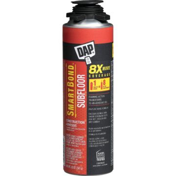 DAP Smartbond Subfloor Gun-Grade Construction Adhesive, Tan, 20 Oz