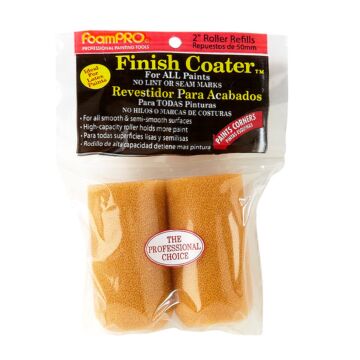 FoamPRO® 2 in. Lint-Free High-Capacity Paint Edger & Trimmer Roller Refill - 2 pk