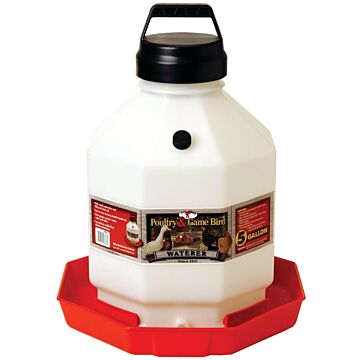 Little Giant PPF5 Poultry Waterer, 5 gal Capacity, Plastic