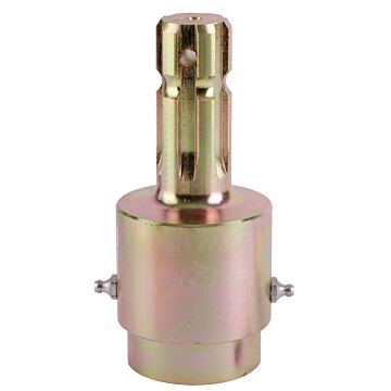 Double HH PTO OverRun Coupler 1-1/8 in-1-3/8