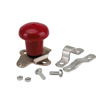 Double HH Red Color Spinner Mount Manual Steering Wheel Spinner