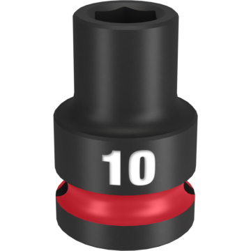 Milwaukee SHOCKWAVE™ Impact Duty 1/2" Drive 10MM Standard 6 Point Socket