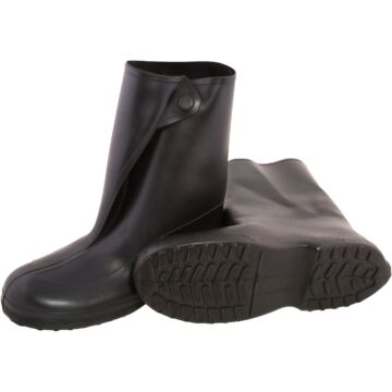 Tingley 10 In. Rubber Overshoe Boot, Men's Shoe Size 14 to 15.5