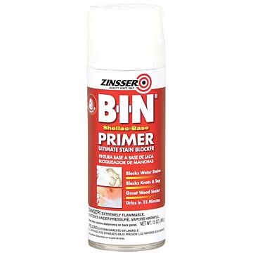 Zinsser B-I-N Shellac-Base Primer - 13 oz. Spray - White