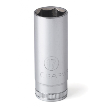 3/8" Drive 6 Point Deep Metric Socket 17mm