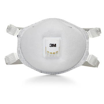3M Particulate Respirator 8214, N95, with Faceseal and Nuisance Level Organic Vapor Relief 10pk